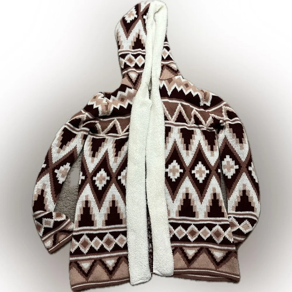 No Boundaries Multicolor Knit Cardigan - Size Medium